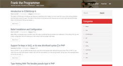 Desktop Screenshot of franktheprogrammer.com